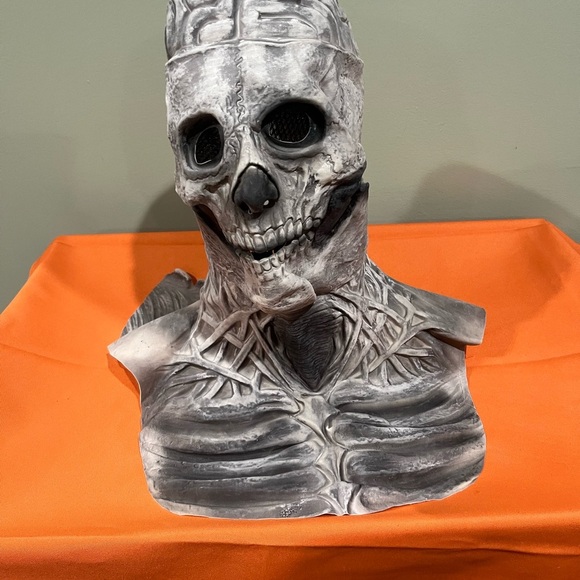 Gray Skull mask over the shoulders NWOT - Picture 14 of 14
